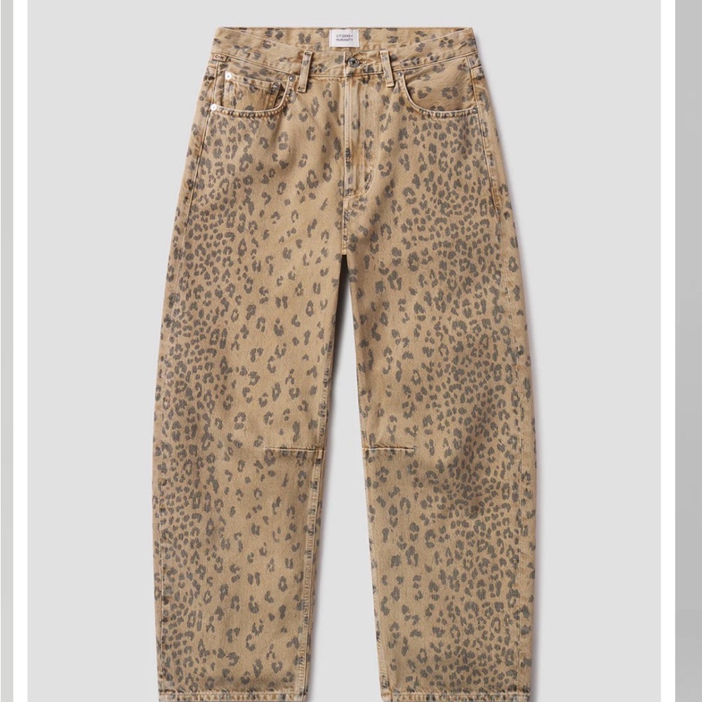 Citizens Of Humanity Leopard Print Miro Jeans
